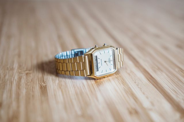 A gold watch, symbolising experienced people in the Australian mining industry retiring.