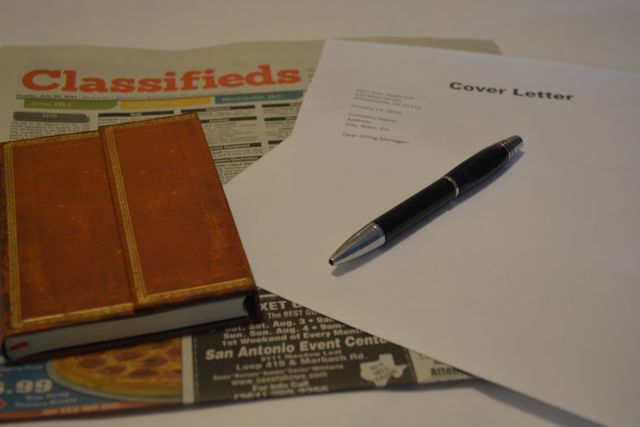 Classifieds and cover letter