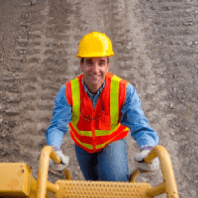 Smiling miner