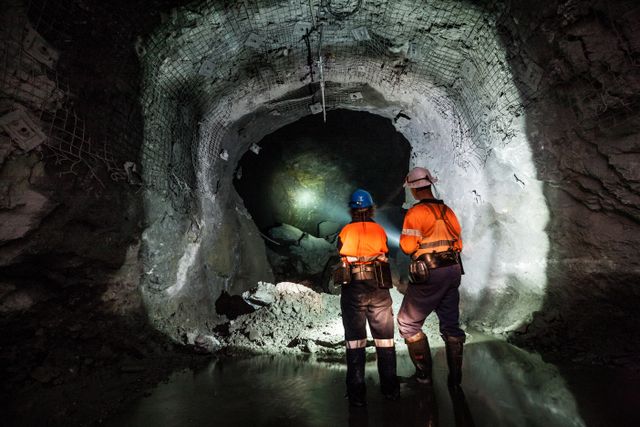 2 miners in underground mine