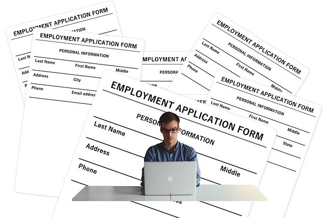 Employment application form