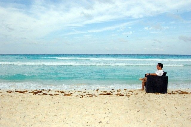 Picture of a man in a chair