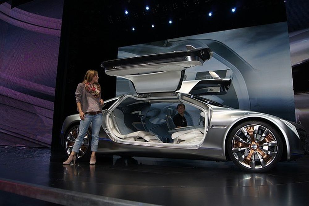 Silver Mercedes