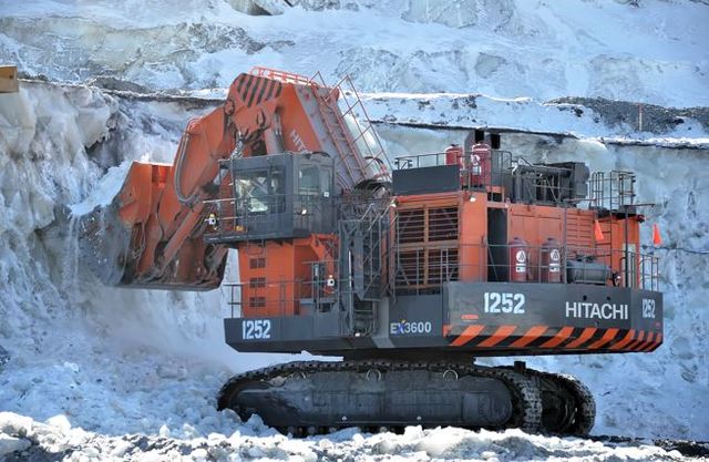 truck in ice