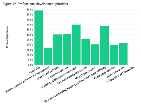 Professional Development Priorities Graph