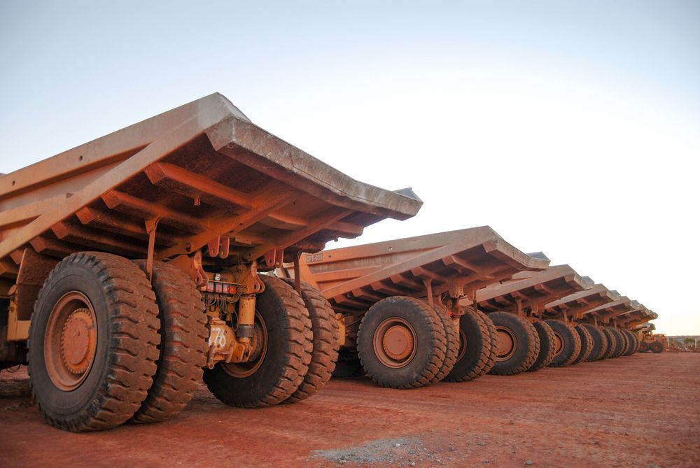 Open Pit Dump Truck
