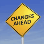 'Changes Ahead' sign