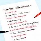 New Years Resolutions