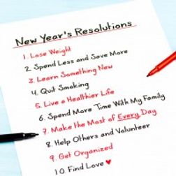 New Years Resolutions