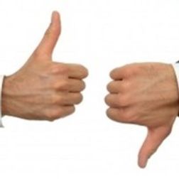 Thumbs up, thumbs down