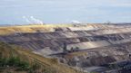 Open pit coal mine