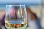 White wine in a wine glass